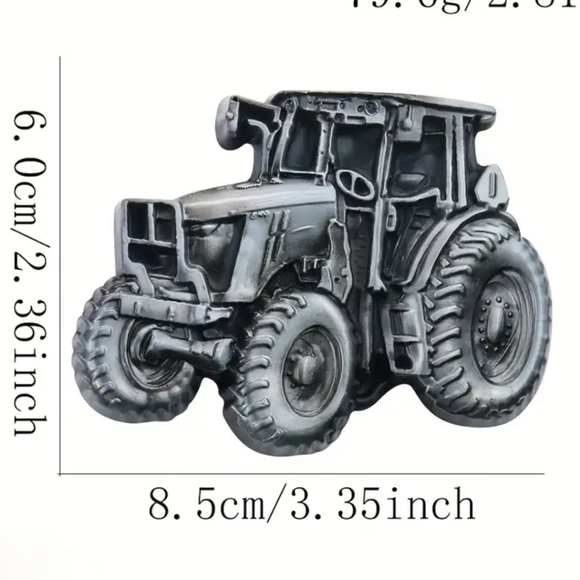 New mens Tractor farming country western belt buckle - Picture 4 of 4